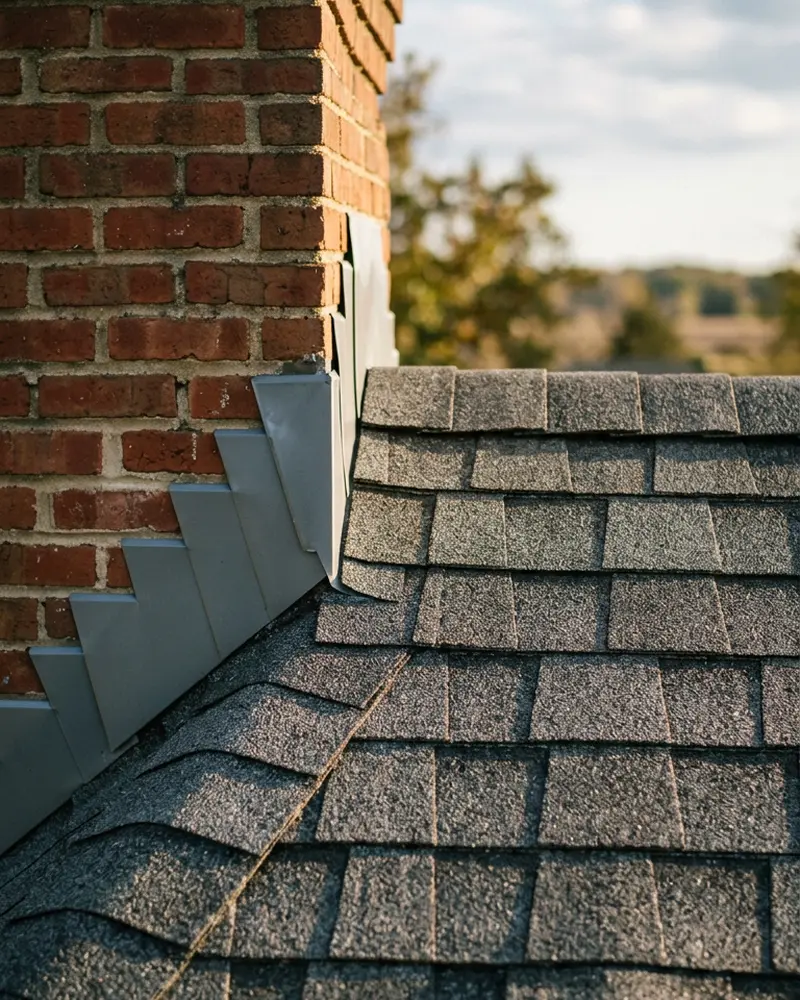 Close-up of Soffit & Fascia Repair work by Beardman Building Services in Ruskin